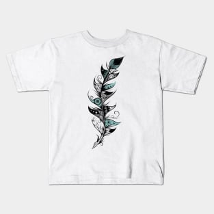 Poetic Feather Kids T-Shirt